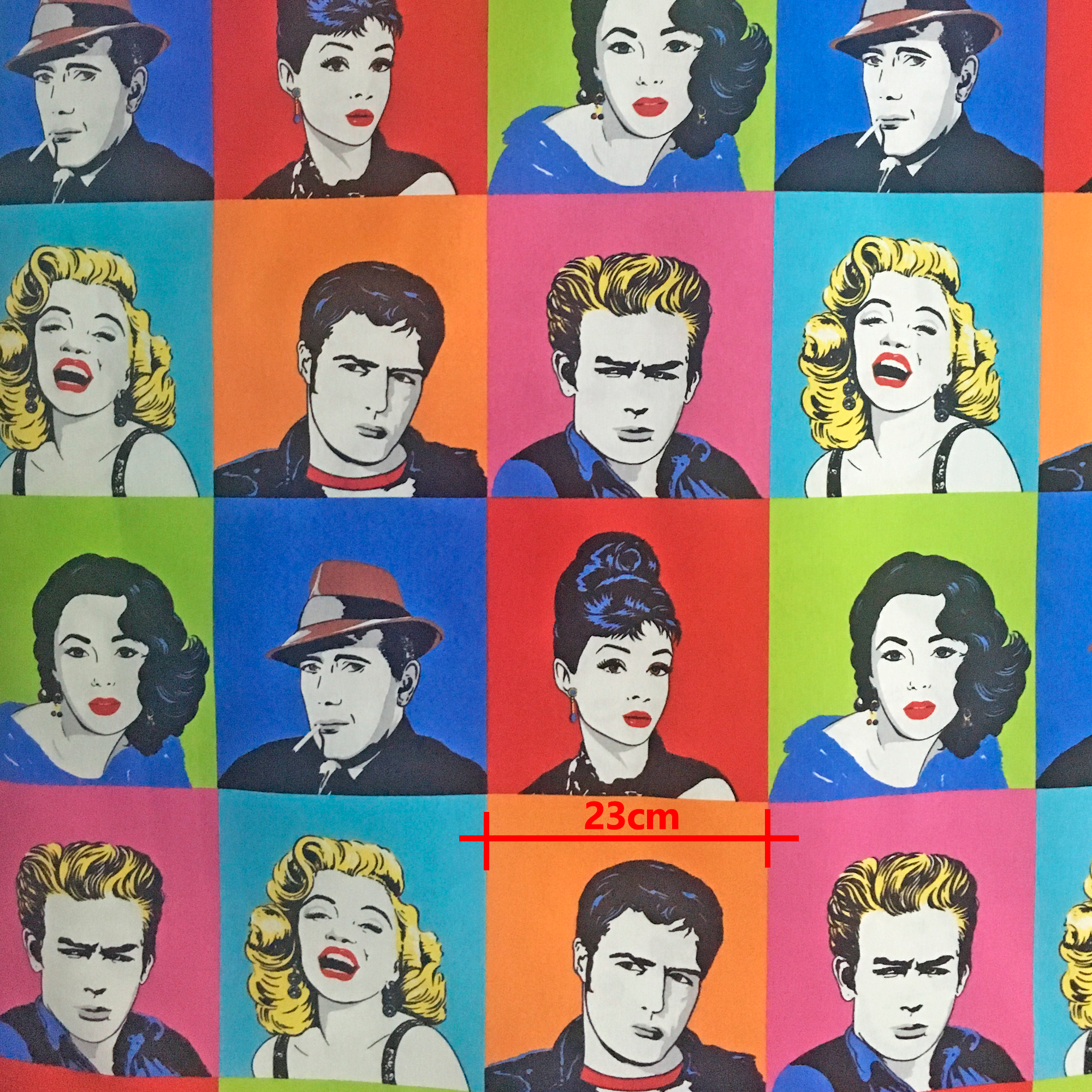 Tejido Pop Art al metro